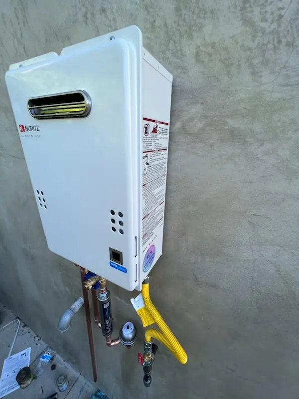 Tankless water heater installation for Cedar Glen Lakes homes